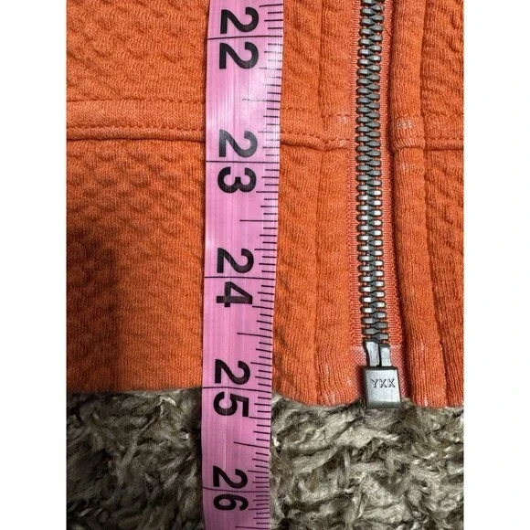 Lululemon All Yours Hoodie Sweater Womens 4 Orange Bubble Dot Pullover Stretch - Picture 15 of 16